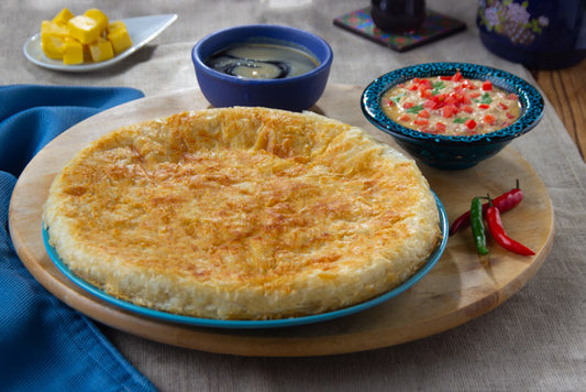 Feteer Meshaltet with buffalo ghee-فطير مشلتت بالسمن البلدي