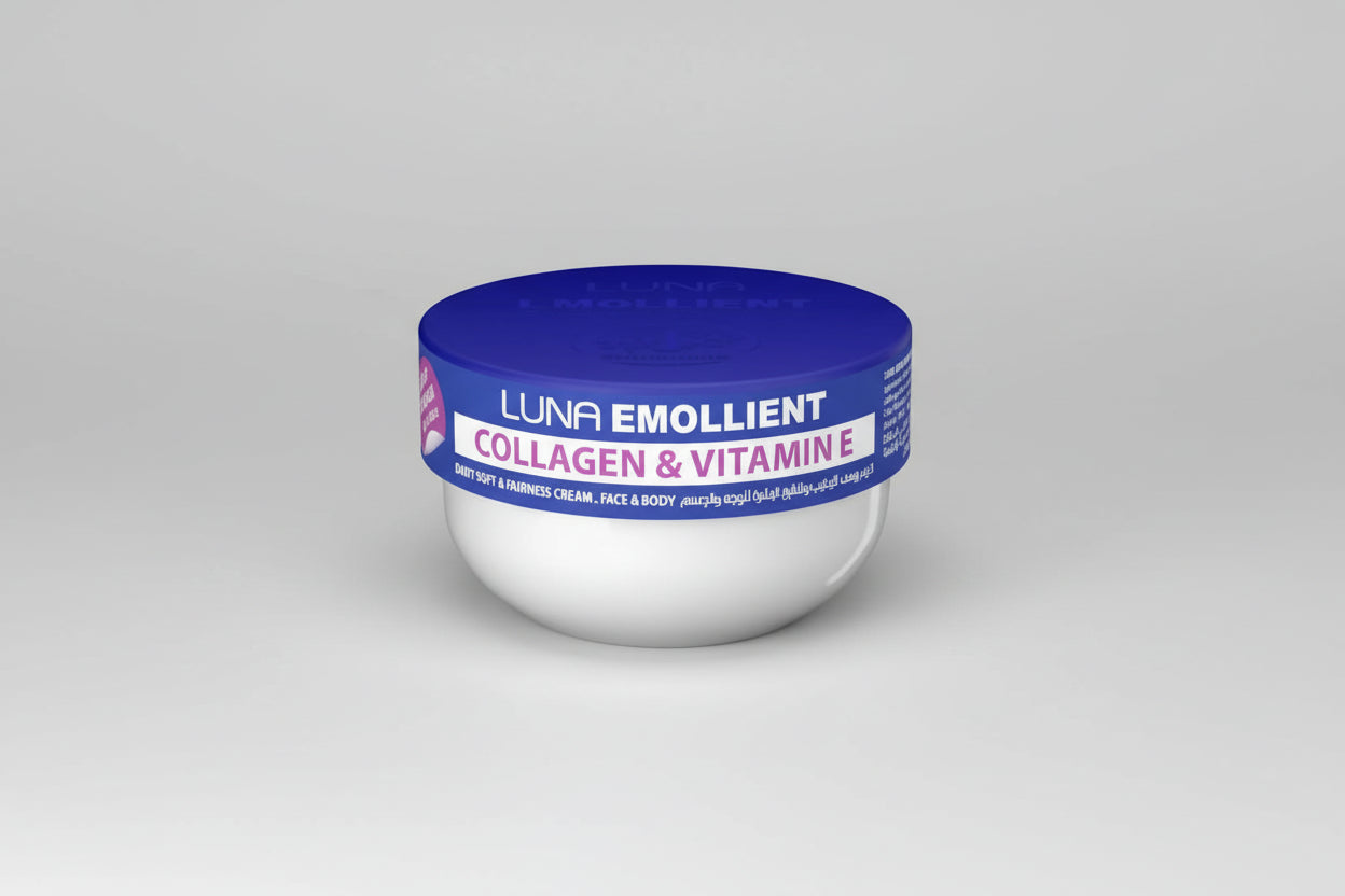 Luna Emollient Soft Cream Vitamin E & Collagen لونا بالكولاجين