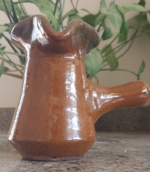 كنكة قهوة فخار 11 × 17 سم