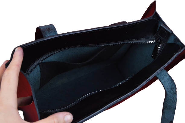 NG Black Leather Women Bag