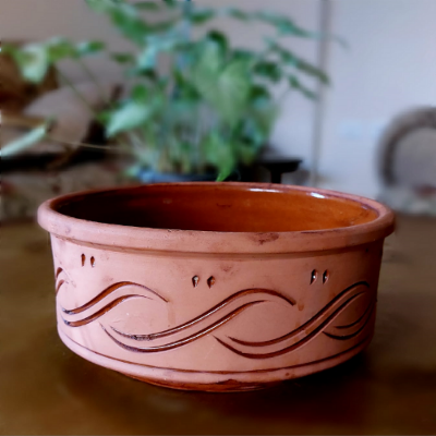 Plated Tagine 12x25cm طاجن فخار مطلي