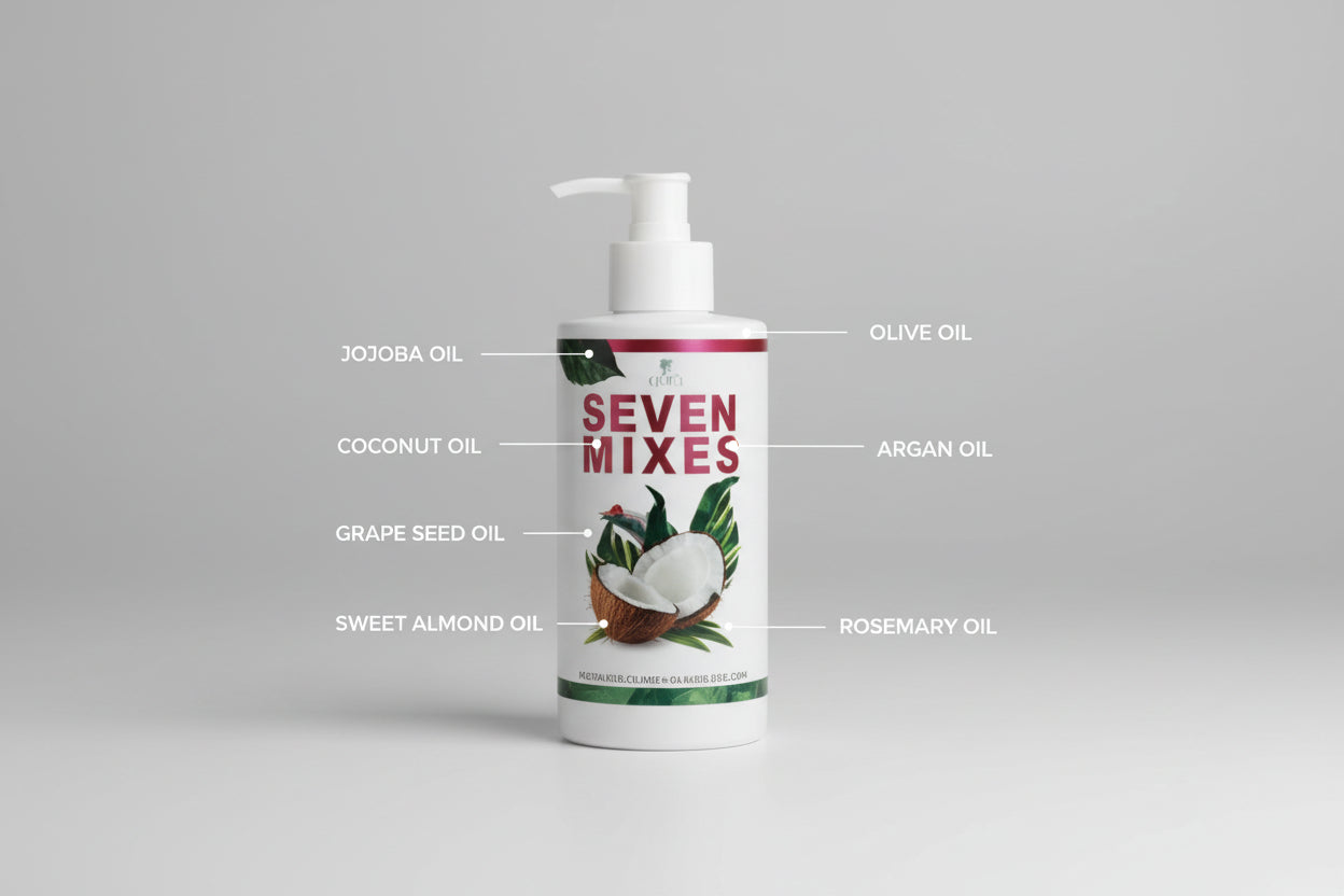 AURA-Hair Oil Snake Oil - Hair Oil Seven mixes - Hair Oil