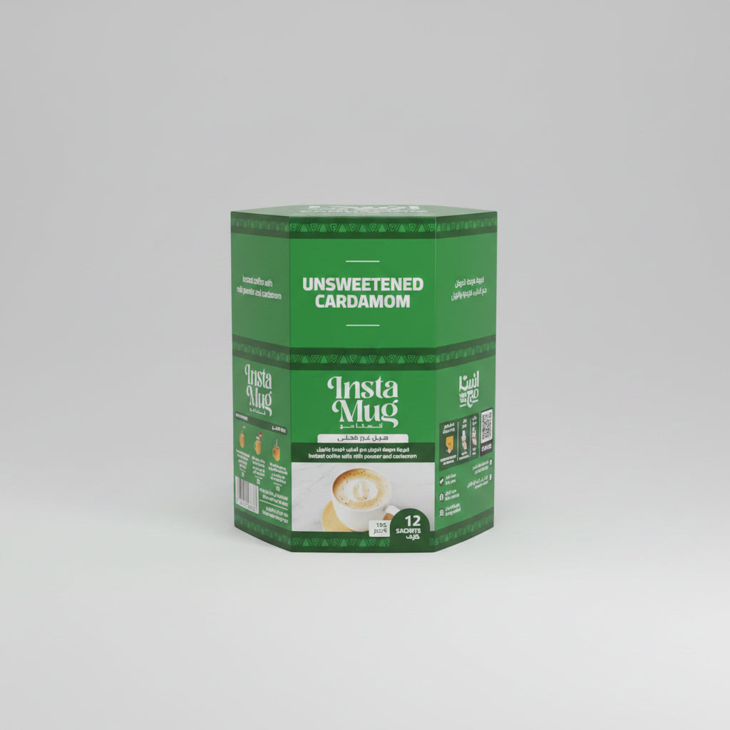 Instamag Instant Coffee with Powdered Milk- 12 Sachets