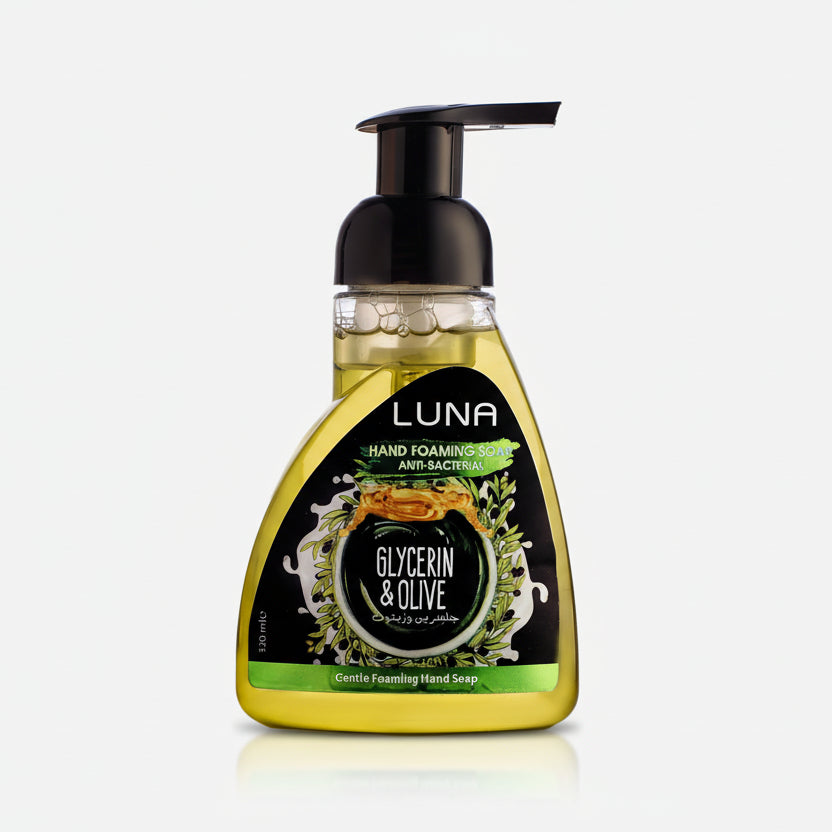 Luna Hand foaming anti-bacterial 320 ml glyslin & olive