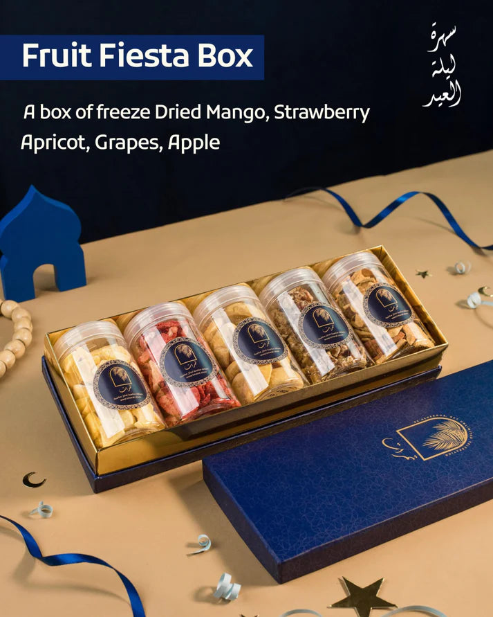 Tamrat-Box of Freeze Dried Fruits 5 kinds
فواكه مجففة بالتبريد