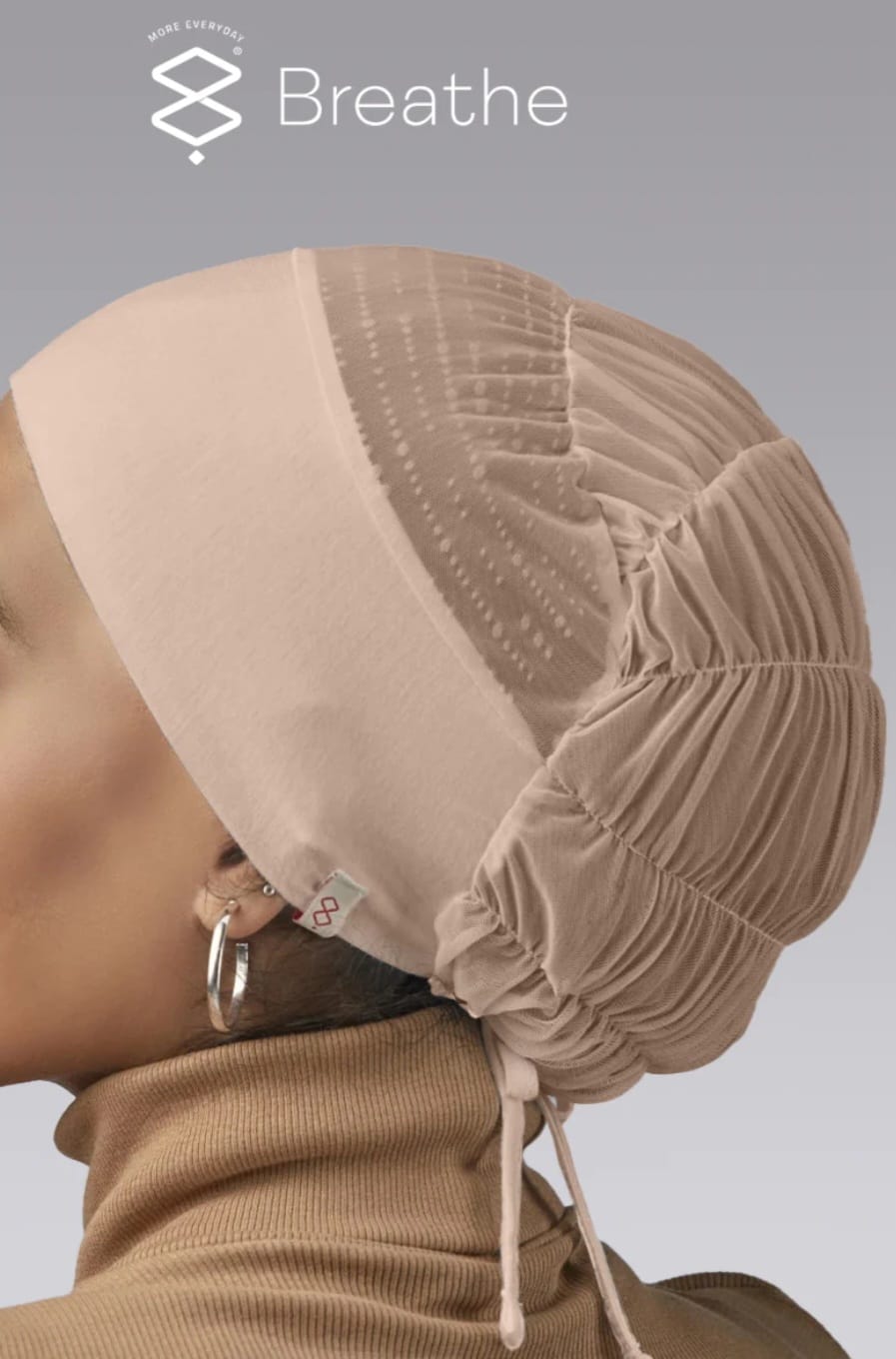 Breathe Flow Bandana GRIS, MARINE et BEIGE Lot de 3