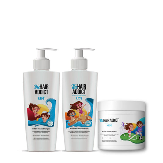 The Hair Addict-Bubble Trouble Kids Kit